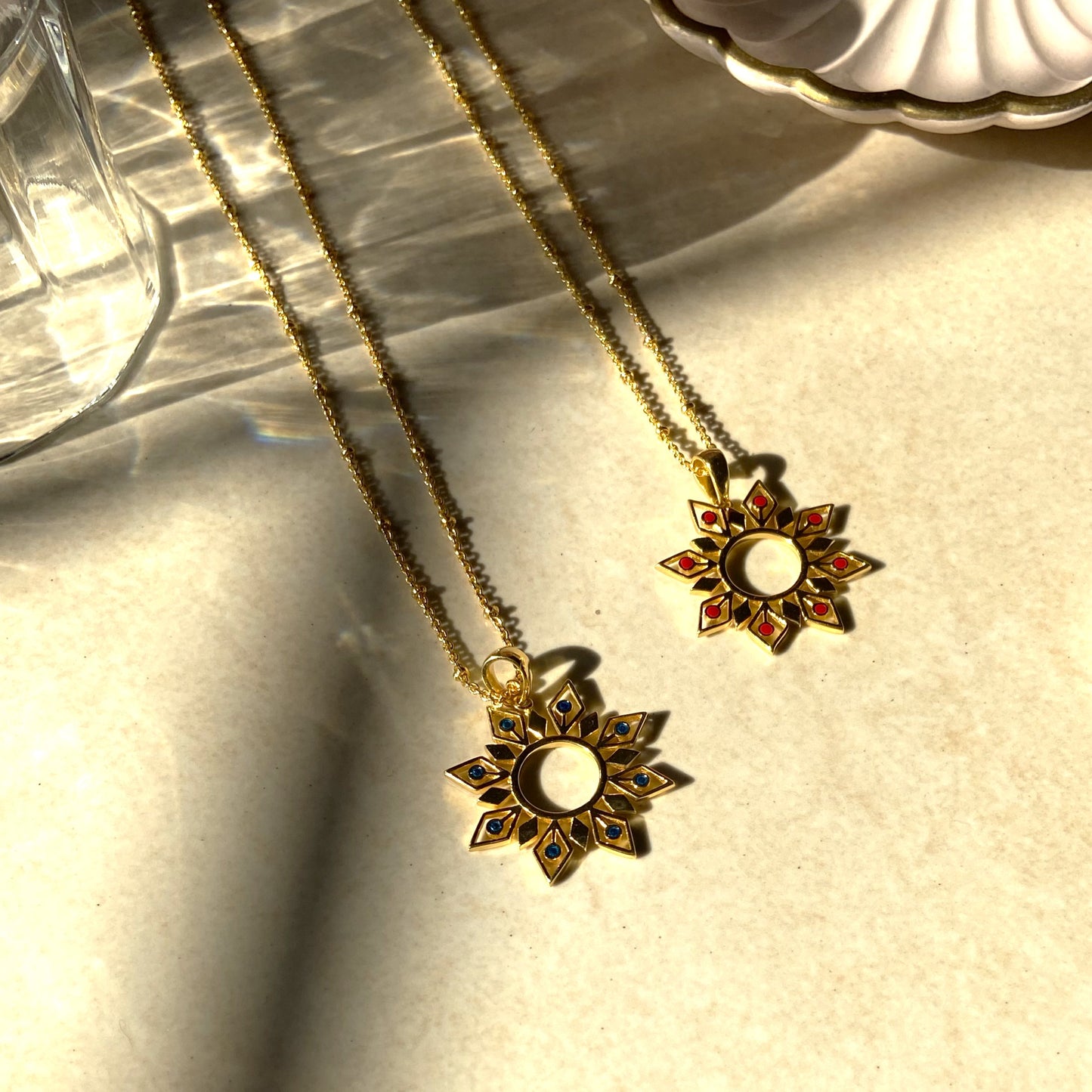 14k Gold Diamond Sun Necklace | Ethically & Sustainably Made – Lackadazee